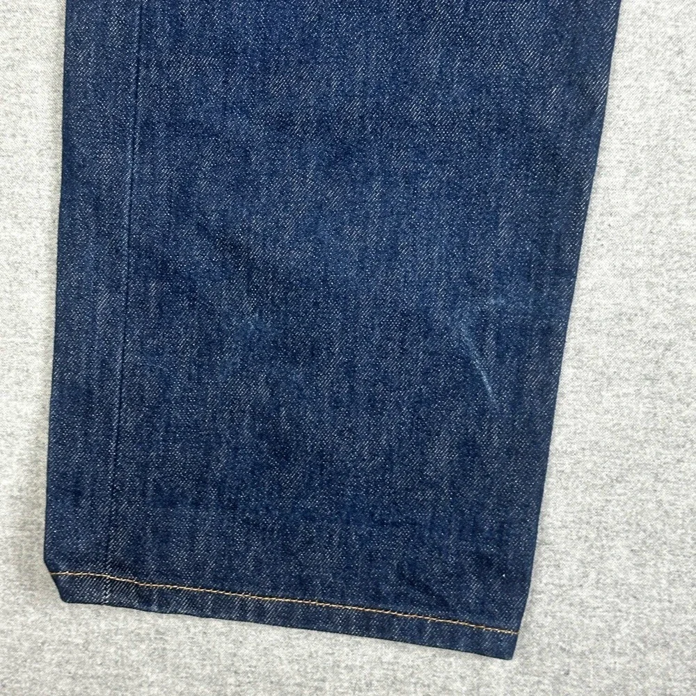 Levis 501 Jean 36x32 Indigo Darkwash Denim Straight‎ Leg Button Fly Classic Fit